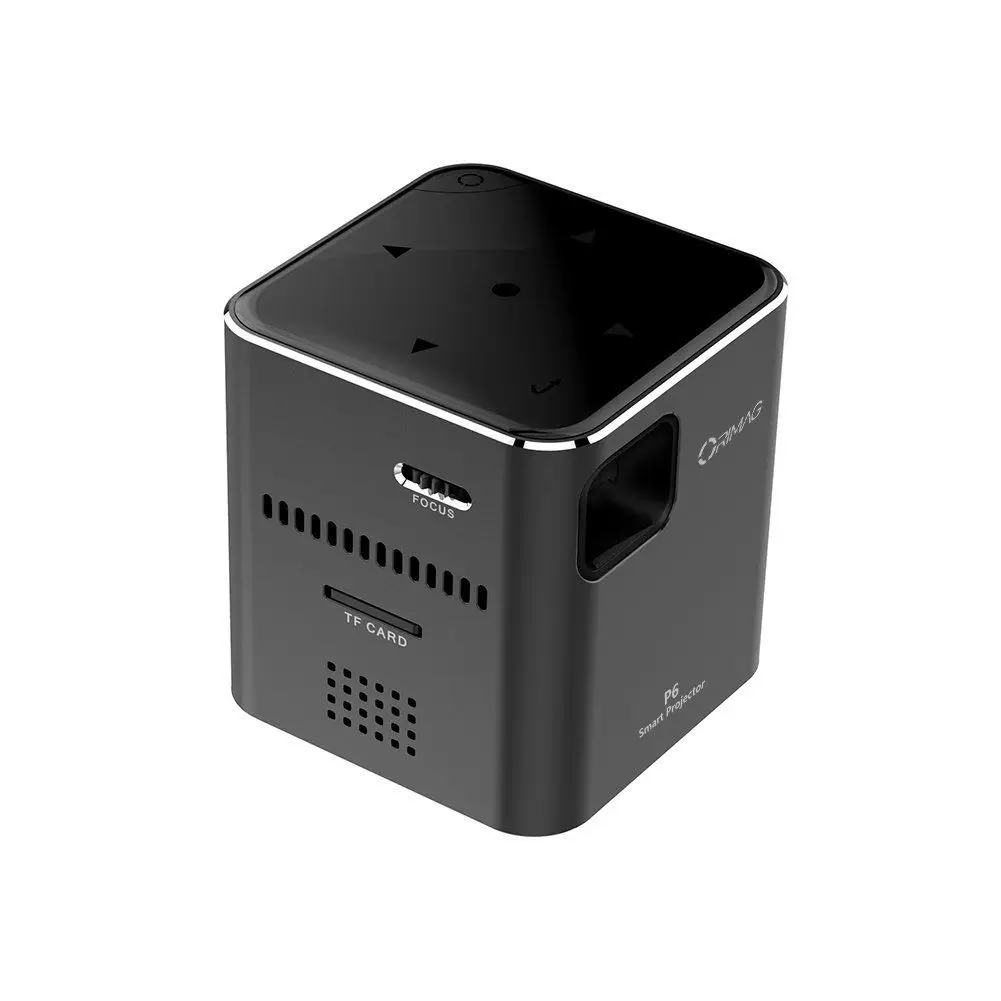 ORIMAG P6 мини видеопроектор 1080 P портативный Wi Fi Смарт пикопроектор Макс 120 дюймовый
