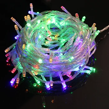 

8 Modes Flexible Twistable Bendable DIY Ornament 10M 100 LED Fairy String Light IP44 Water Resistance for Party Christmas Xmas