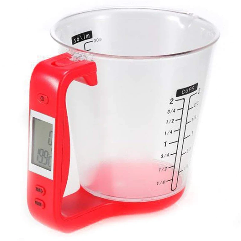 

Measuring Cup Scale with LCD Display Kitchen Jug Digital Food Liquid Measure Containers Tools