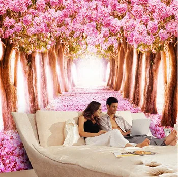 

DIY Diamond Painting romantic cherry foreste,5D Full Round Diamond Embroidery,Cross Stitch,Rhinestone Diamond Mosaic Sale,Deco