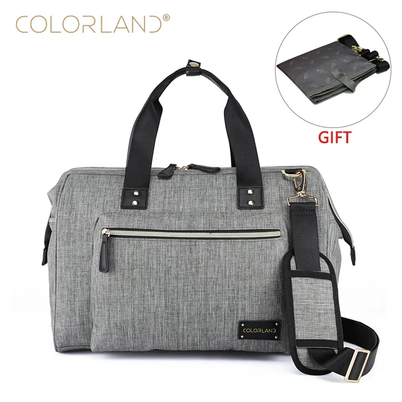 COLORLAND الطفل حقيبة ظهر للحفاضات لأمي عربة الحفاض تغيير الأم الأمومة الأم المنظم الرطب أكياس الرعاية