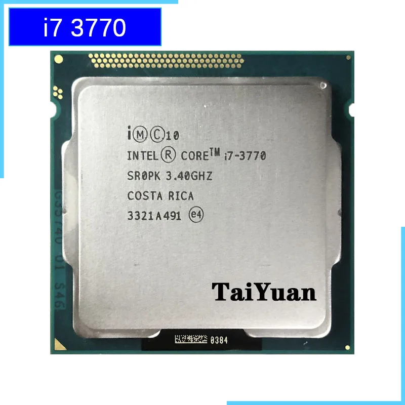 Четырехъядерный процессор Intel Core i7-3770 i7 3770 3,4 ГГц 8M 77W LGA 1155