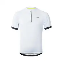 Мужская дышащая с коротким рукавом Быстросохнущий материал светоотражающий Велоспорт Джерси Свободная футболка Велоспорт, бег, фитнес