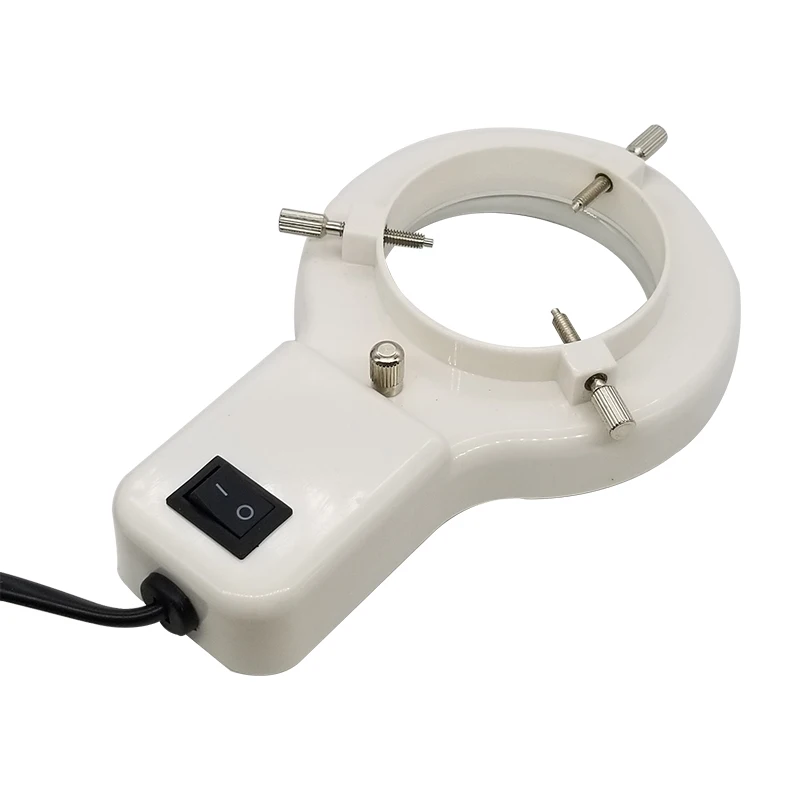 Microscope Fluorescent Ring Light Source White Fluorescent Illuminated Lamp Inner Diameter 60 or 64 mm for Industrial Detection