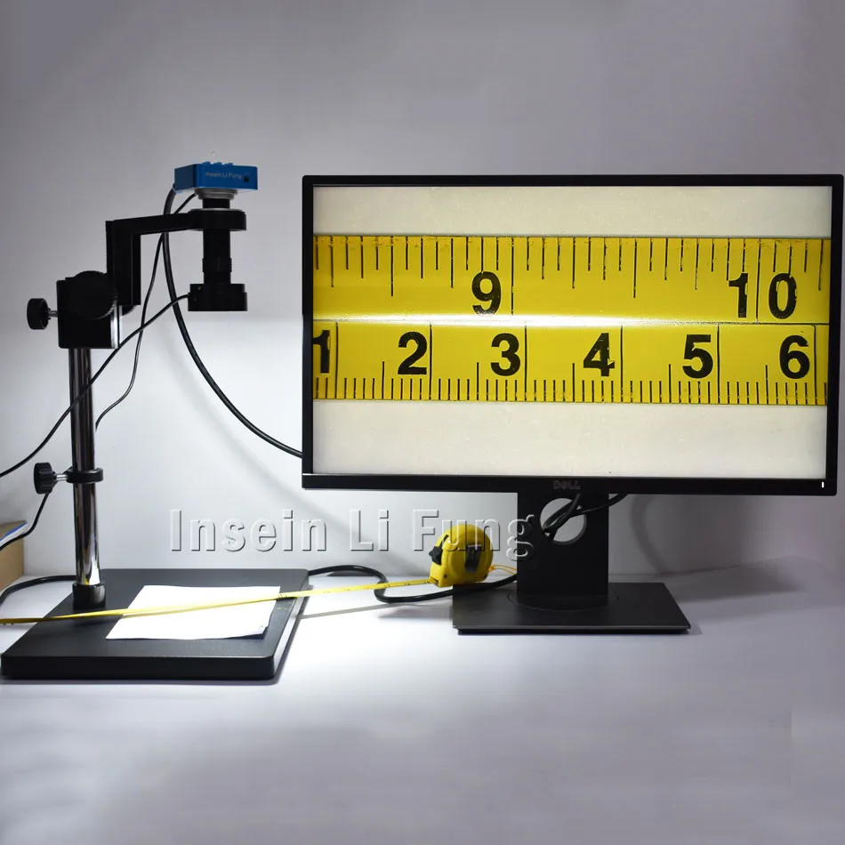  20MP HDMI USB HD Video Microscope Camera+High Working Distance Large Field of View 5-100X Zoom C-mo