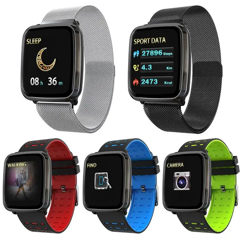 

K02 Large Screen Smart Bracelet Heart Rate Monitoring Blood Pressure PPG ECG Detection Fitness Tracker IP67 Waterproof Smart New