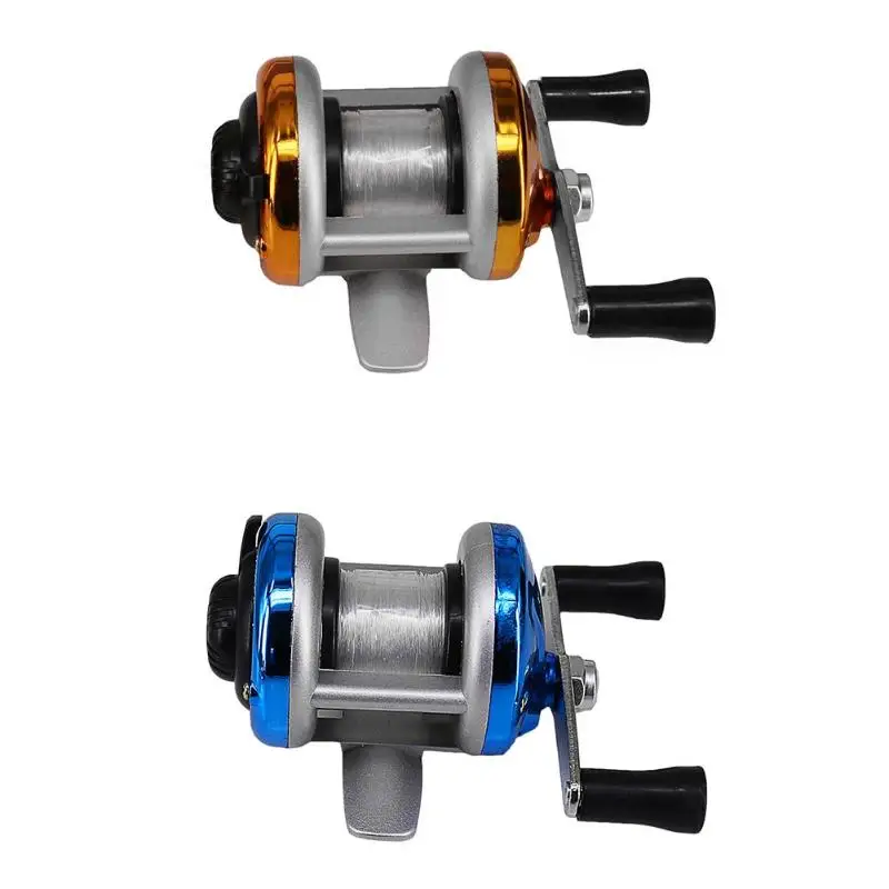 

Mini Spinning Fishing Reel Hardness Gear Right/Left Handed Ice Fishing Reel