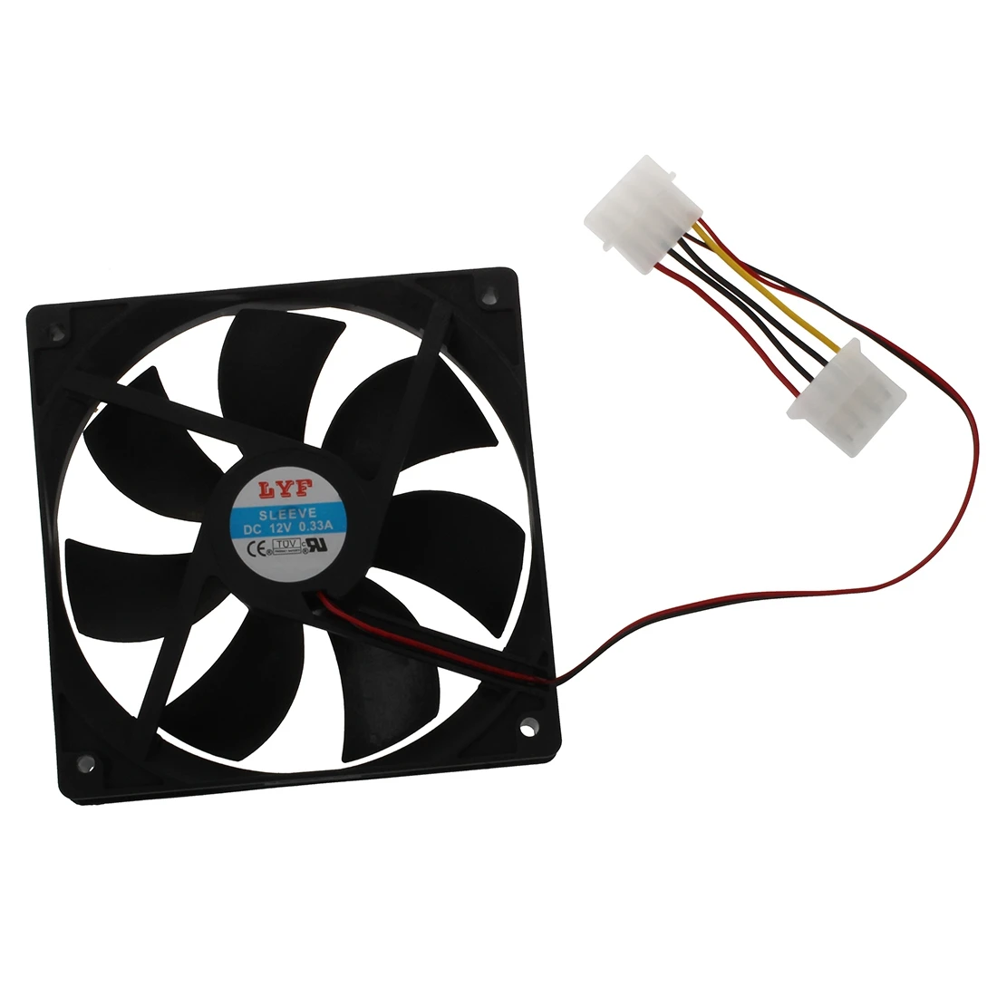 

NEW-semoic Computer PC Case 4 Pin Cool Cooler Cooling Fan 120mm