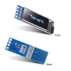 0,91 дюйма 128x32 IIC I2C синий OLED ЖК-дисплей Дисплей DIY модуль SSD1306 Драйвер IC 3,3 В постоянного тока 5 V для Arduino PIC