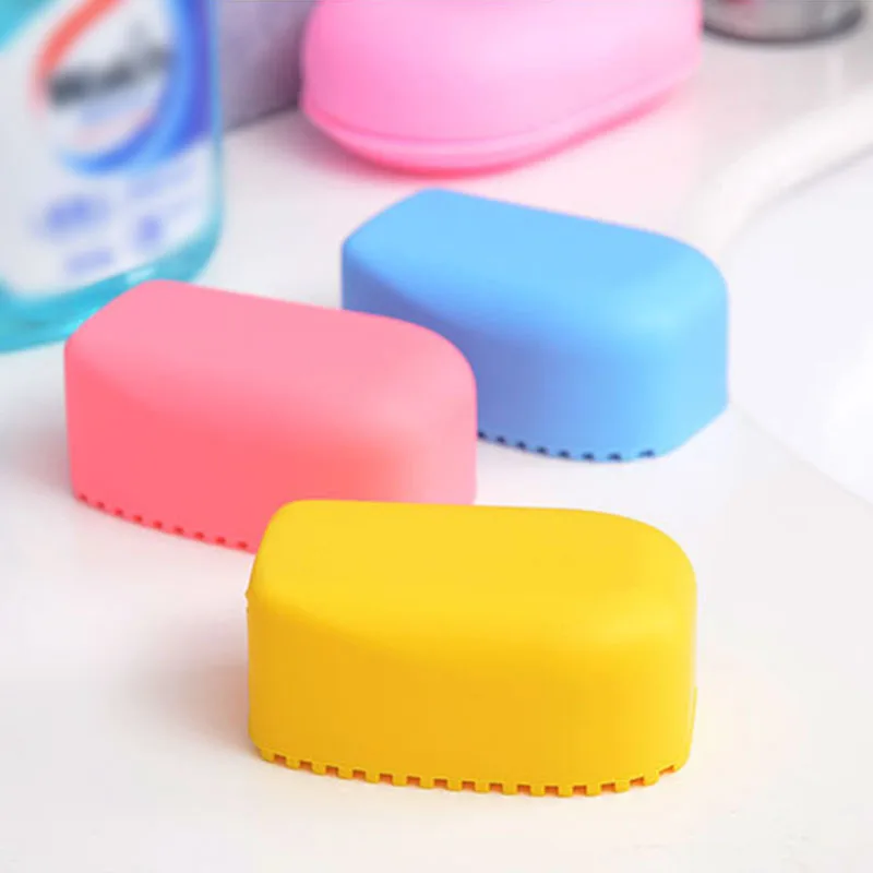 

Candy Color Silicone Mini Washboard 1pc Laundry Wash Board Handheld Scrubbing Brush Non-slip Small Washboards