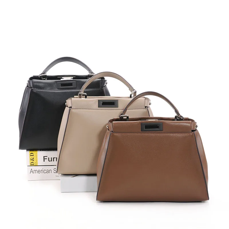 

PRAVESDA Cowhide Geniune leather Luxury brand handbags Tote bags women fashion crossbody bags for 2019