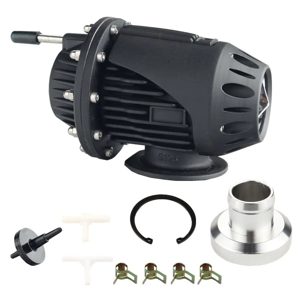 

Universal BOV SQV 4 SSQV IV Turbo Blow Off Valves JDM With 2.5 Inch Adapter Flange (Black)
