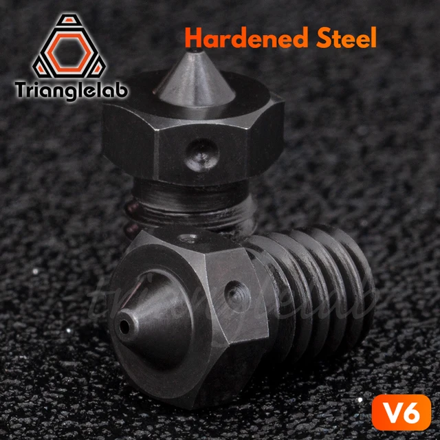 trianglelab 1PCS Top quality A2 Hardened Steel V6 Nozzles for printing