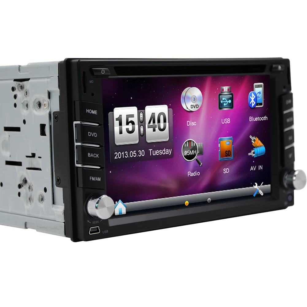 Sale Eincar 7 inch 2 Din Car Radio Audio HD Muti-touchscreen Car DVD Player GPS Navigation Stereo AUX FM Radio Bluetooth Autoradio 4