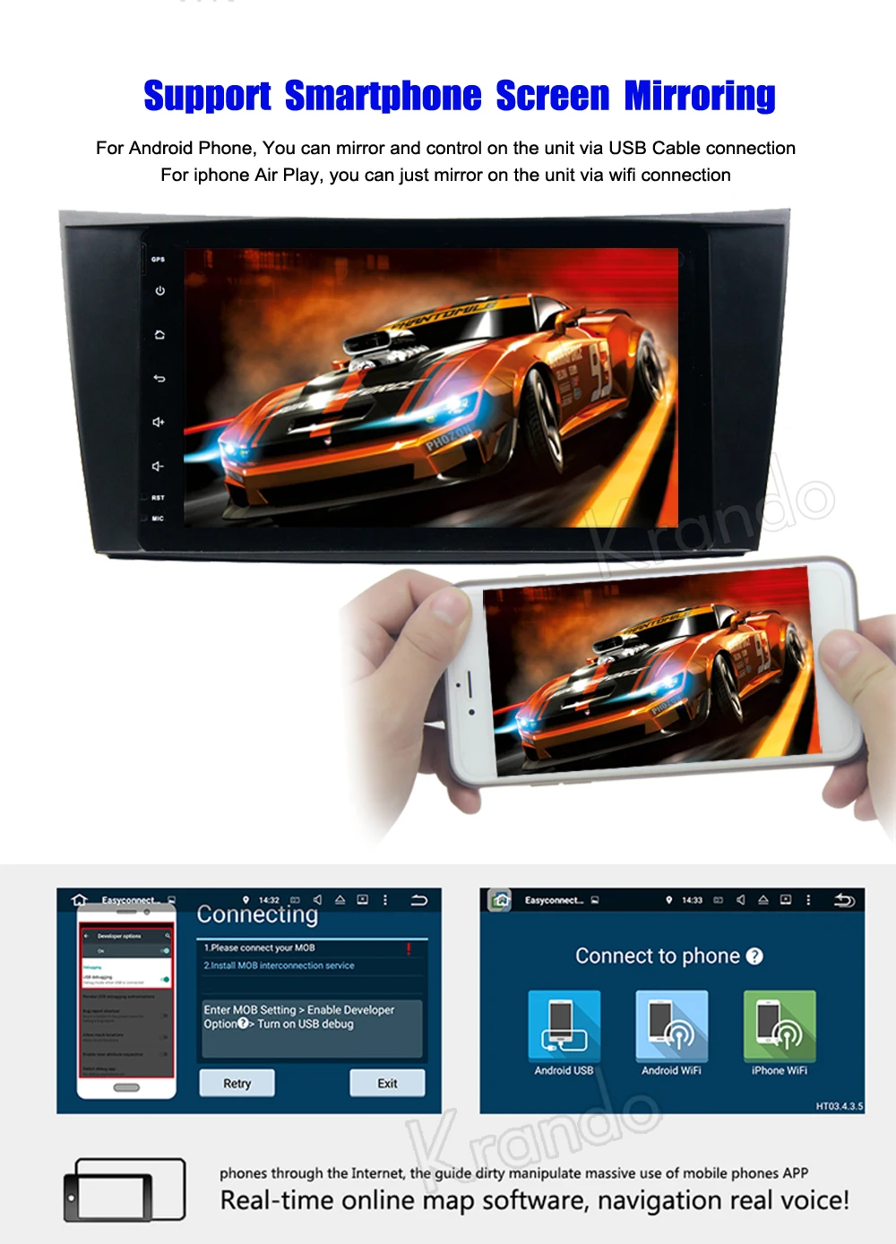 Discount Krando Android 8.0 8" car radio gps for mercedes for benz e class w211 E200 E260 E300 2002-2008 navigation multimedia system 4 Discount Krando Android 8.0 8" car radio gps for mercedes for benz e class w211 E200 E260 E300 2002-2008 navigation multimedia system 4