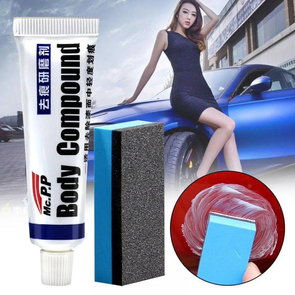 Auto Car Body Compound Paste Scratch Paint Care Polishing Grinding Car Windshield Cleaning Glass