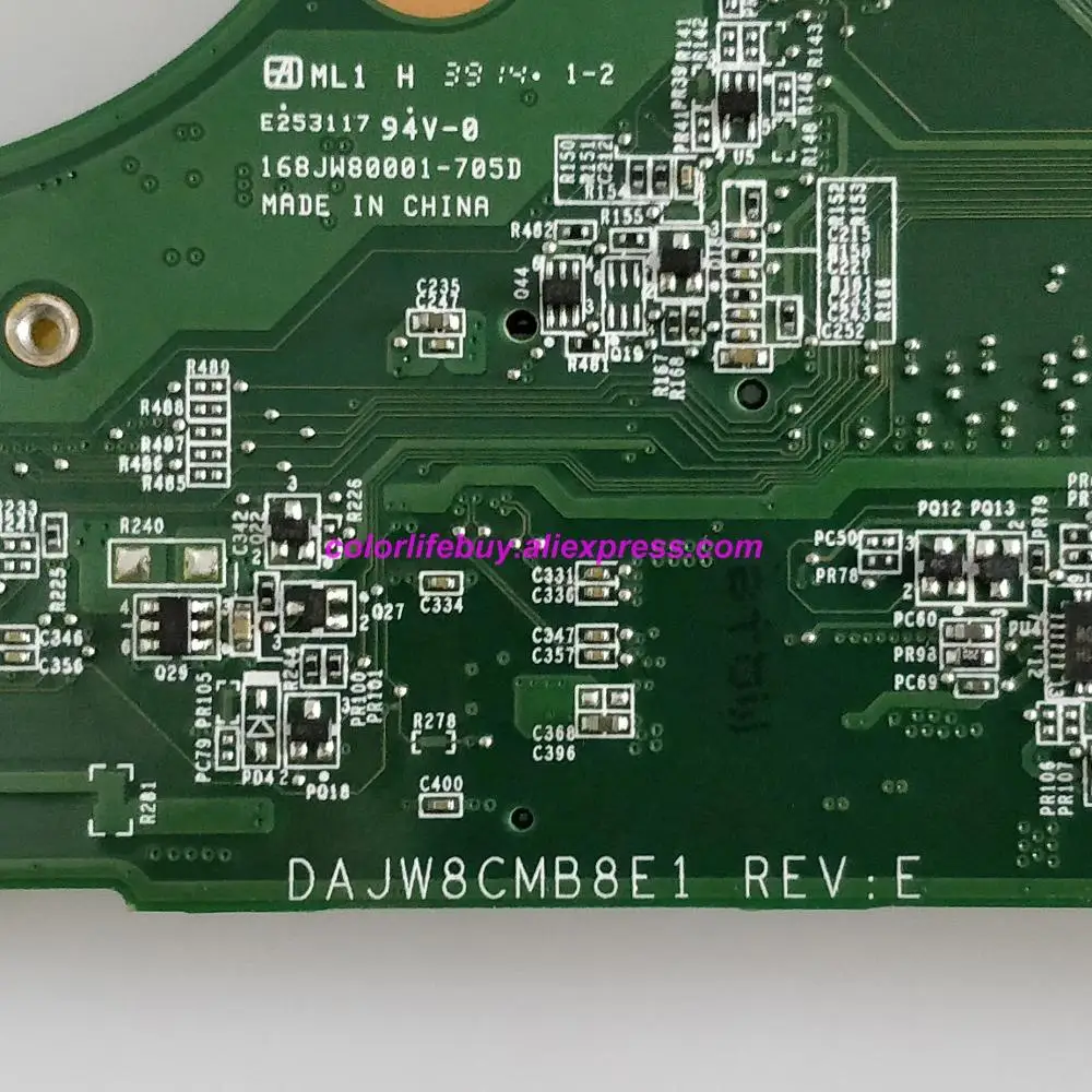 Натуральная CN-00PG1M 00PG1M 0PG1M DAJW8CMB8E1 w I3-4030U Процессор Материнская плата ноутбука для Dell Vostro 5470 V5470 Тетрадь ПК