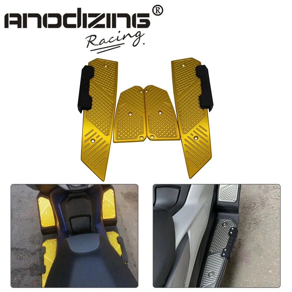 

CNC Motorcycle Accessories Modified Footrest Foot Pad Pedal Plate Parts For Honda Forza300 MF13 FORZA 300 125 250 2018 2019
