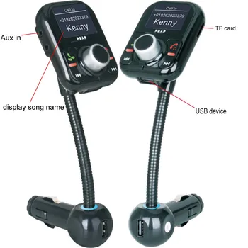 

Spanish language FM Car Charger Handsfree Speaker car bluetooth FM Transmitter Bluetooth 4.2