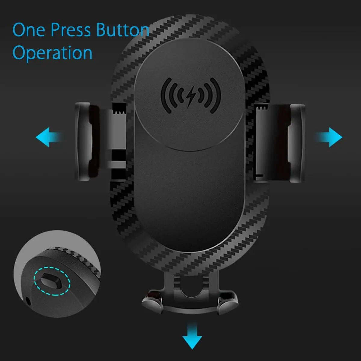 تشى اللاسلكية شاحن الجاذبية حامل هاتف المحمول دعامة تثبيت العالمي سيارة الهواء تنفيس لوحة قوس لسامسونج S9 ل فون تشى اللاسلكية شاحن الجاذبية حامل هاتف المحمول دعامة تثبيت العالمي سيارة الهواء تنفيس لوحة قوس لسامسونج S9 ل فون