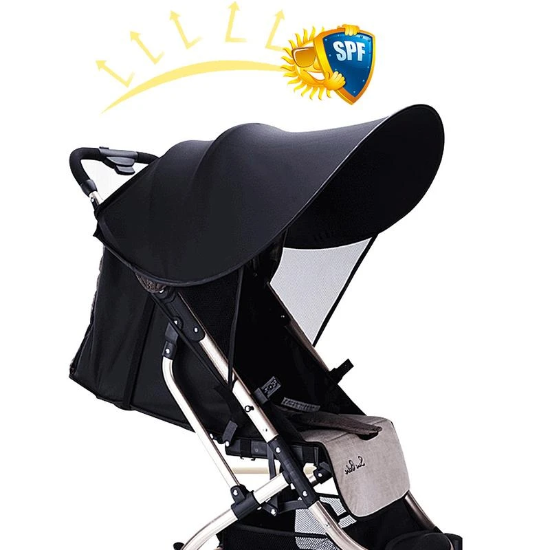 stroller shade extender
