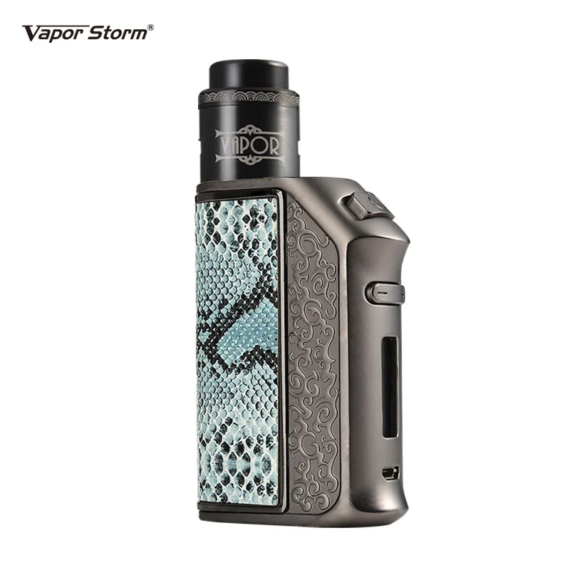 

Vapor Storm 200W Box Mod RDA Kit Storm200 TC CCW Mode Without Dual 18650 Battery E Cigarette Lion RDA Atomizer 3 Stages Airflow