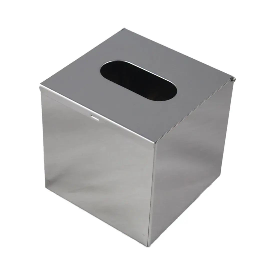  JEYL Stainless Steel Handkerchief Dispenser Cosmetic Towel Tissue box - Silver