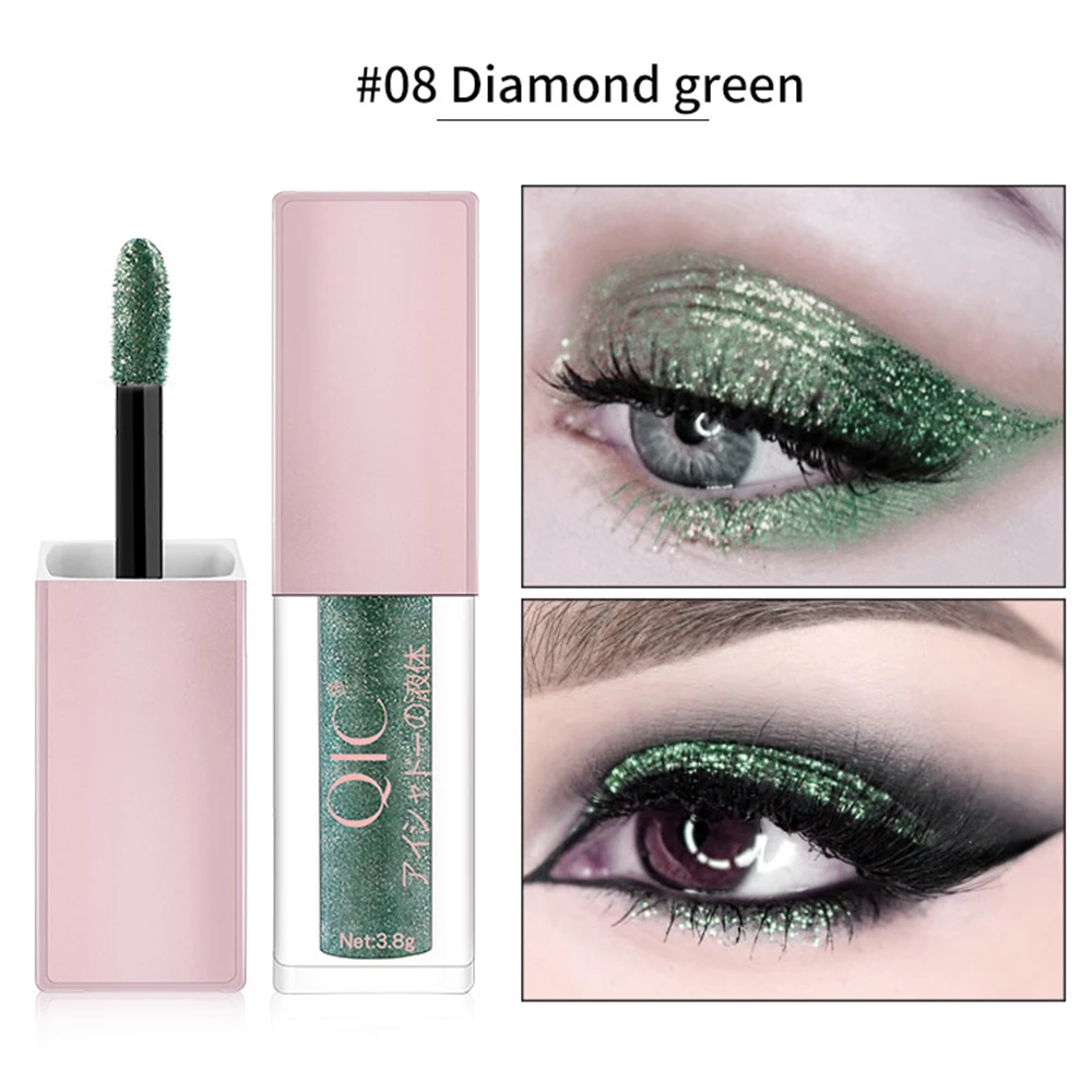 green liquid eyeshadow