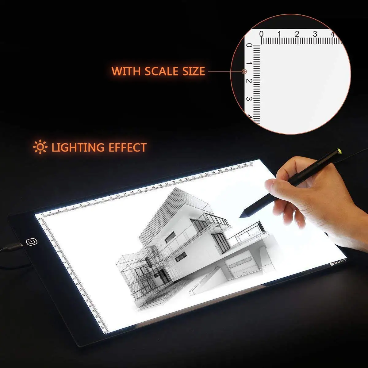 Ultra-thin Drawing Sketching Portable LED Light Box Tracer USB Power LED Artcraft Tracing Light Pad Light Box For Artists
