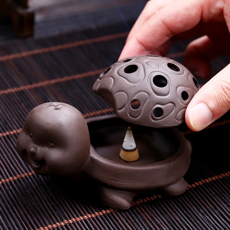 Мини курильница Керамическая черепаха башня форма благовония держатель для Рожков Censere для дома офиса Чайный домик креативное украшение Bouddha