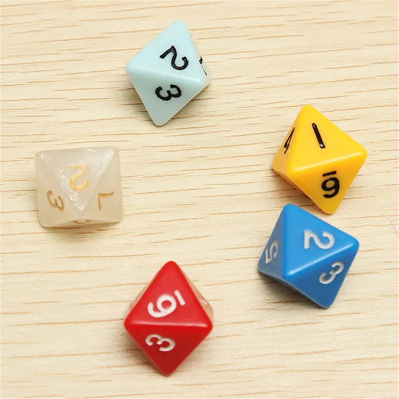 5 шт./пакет multi-кубика игр Набор кубиков Главная KTV трпг RPG настольные игры цифровые кости
