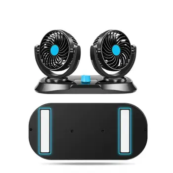 

car fan Double-headed car fan 12V/24V truck fan car van fan