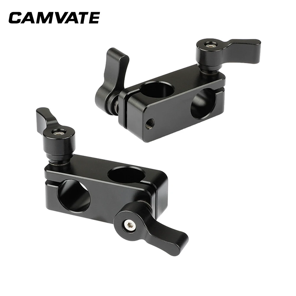 CAMVATE 90 градусный стержень адаптер зажим (черный 2 Pack) C1777|adapter clamp|rod rigrod clamp |