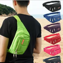Новая повседневная поясная сумка для мужчин и женщин, поясная сумка на бедрах, сумка-кошелек с карманом для путешествий, Спортивная нейлоновая сумка