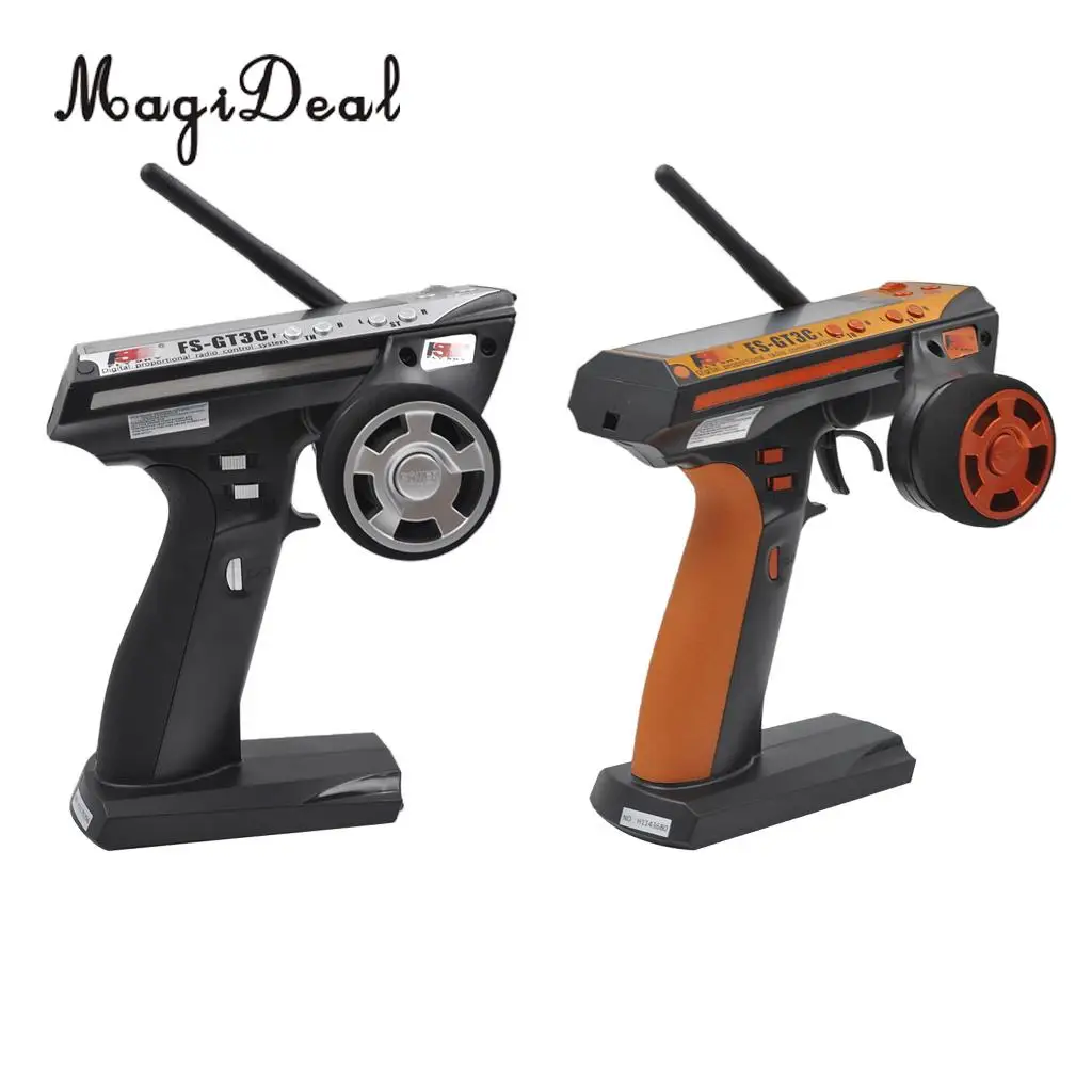 

FlySky FS-GT3C 2.4G 3CH Radio Controller w/ Receiver for Remote RC Car Boat