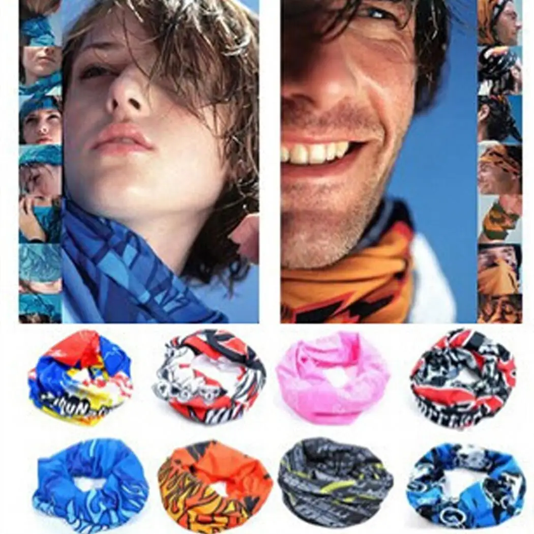 

1Pcs Outdoor Sports Bicycle Riding Variety Turban Magic Multi Head Scarf Random Color