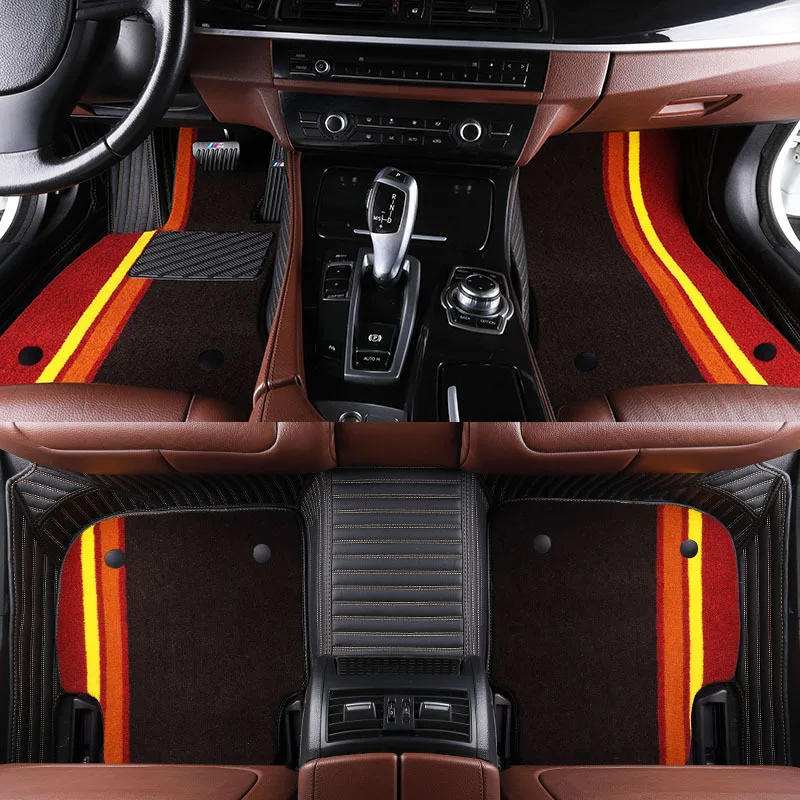 Myfmat Foot Car Floor Mats For Volkswagen Allspace Rline Polo Passat