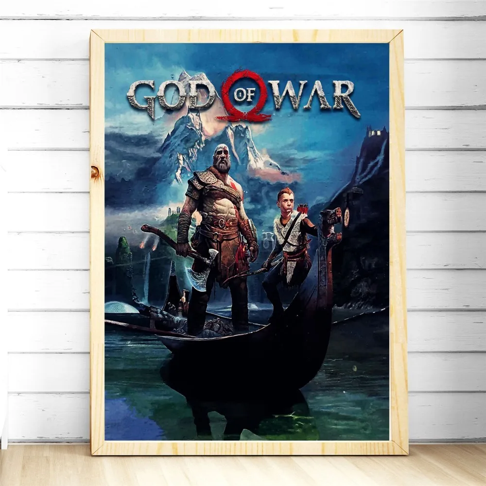 God Of War видео игра Рисунок плакаты и принты холст печатная Живопись Искусство настенные картины Домашний декор для украшения гостиной