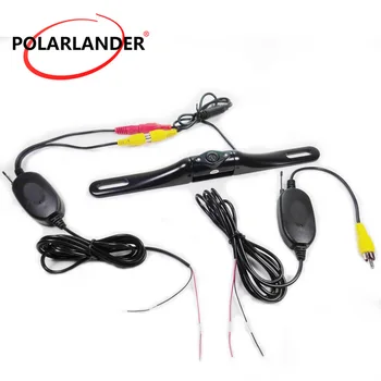 

best selling Car Alarm Parking Sensors Wireless 2 Lights Black Metal DVR Rear View Camera