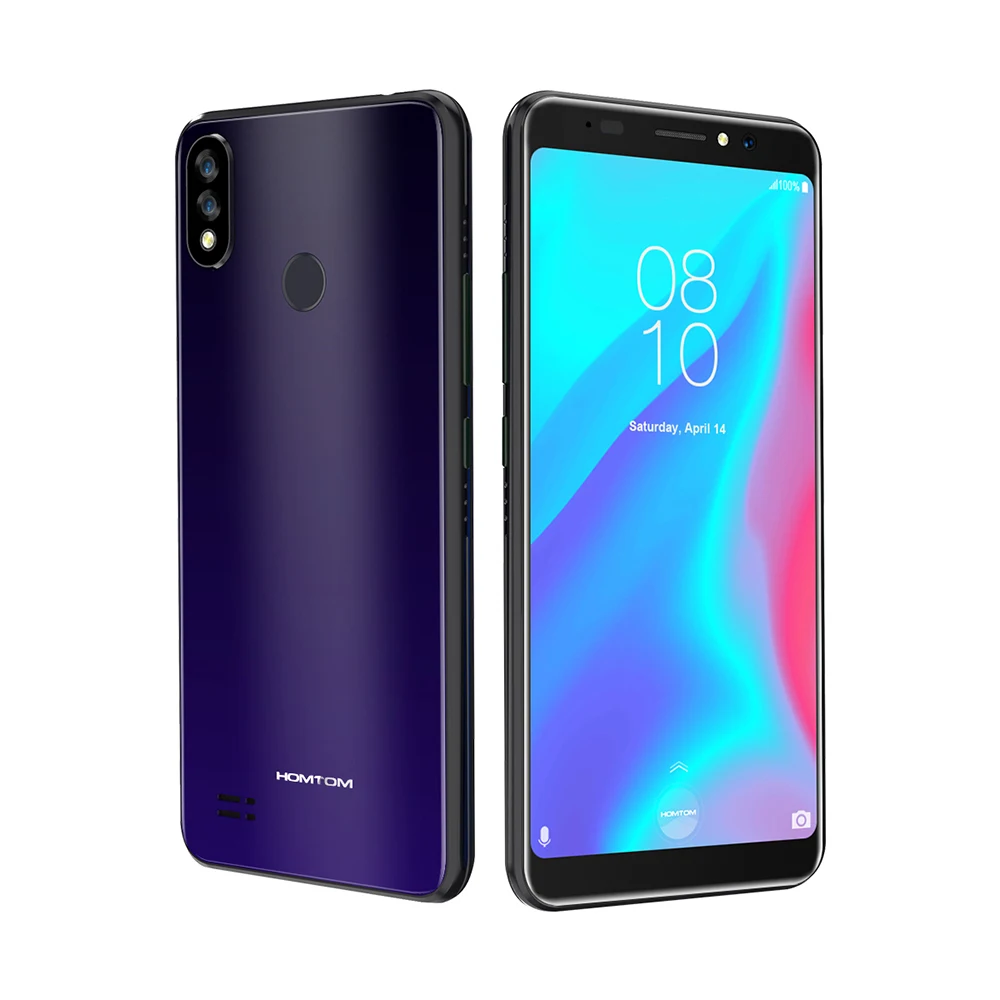 Оригинал HOMTOM C8 4G 5 ''Android 8 1 MTK6739 4 ядра 3 GHz2GB RAM 16GB ROM 13.0MP смартфон отпечатков