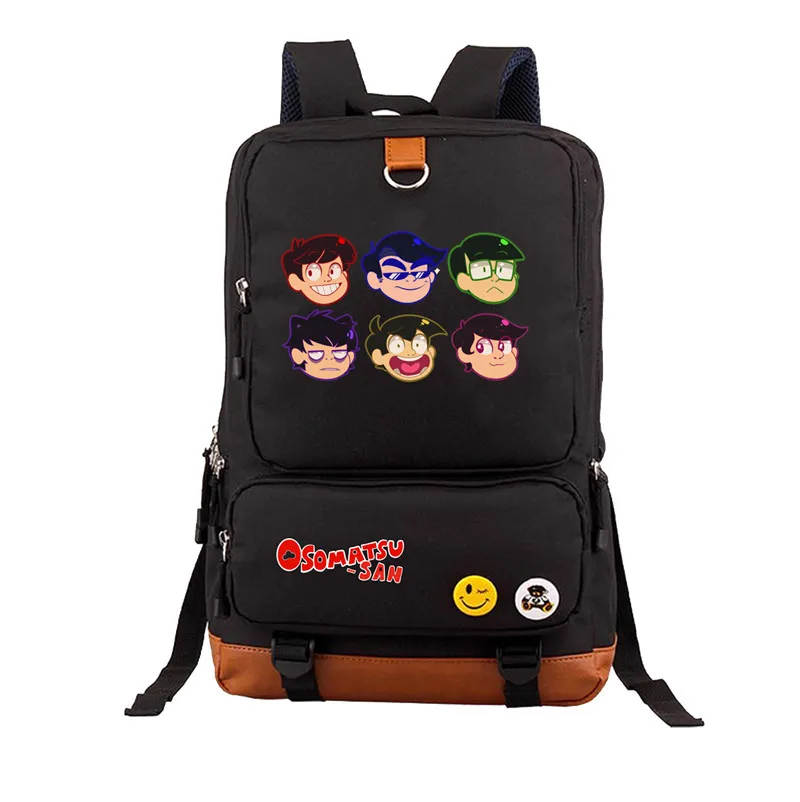 Школьный портфель Osomatsu san Matsuno Ichimatsu сумка на плечо рюкзак с принтом для