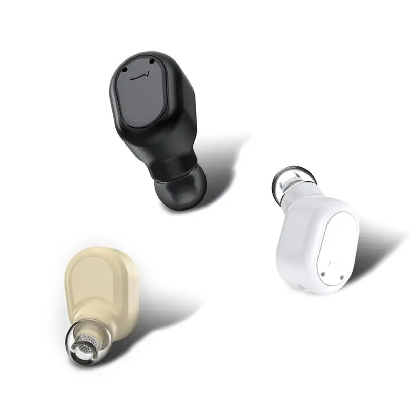 Беспроводные Мини Bluetooth стерео наушники с зарядной коробкой ушные колпачки
