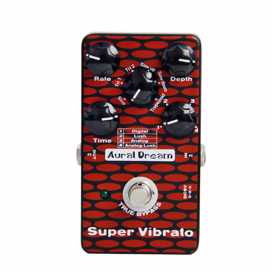 Звуковая мечта Super Vibrato цифровая педаль с 24 произвольной вибрацией|effects pedal|aural