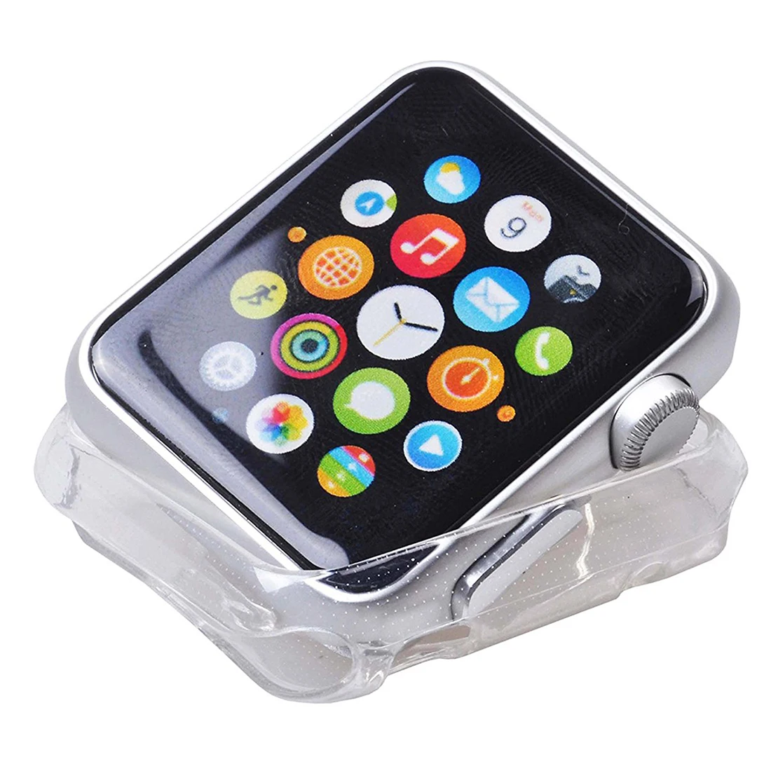 Прозрачный чехол для часов TUP мягкий Apple Watch 42 мм тонкий из ТПУ защитный