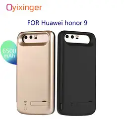 OYIXINGER высокое Ёмкость Батарея Зарядное устройство Чехлы для huawei Honor 9 6500 мАч Мощность Bank зарядки Зарядное устройство чехол для Honor9 чехол