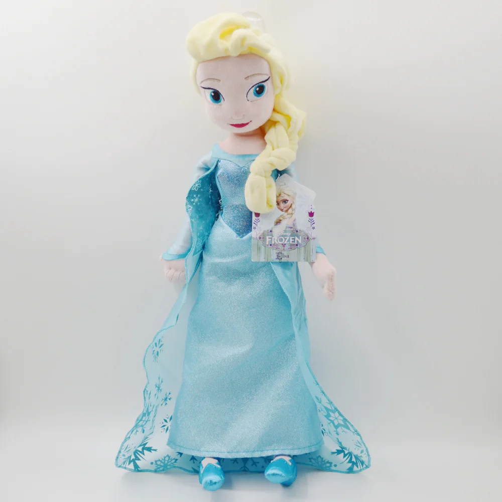 DISNEY Frozen Princess Anna Elsa Stuffed And Plush Toy Peluche Doll For Kids