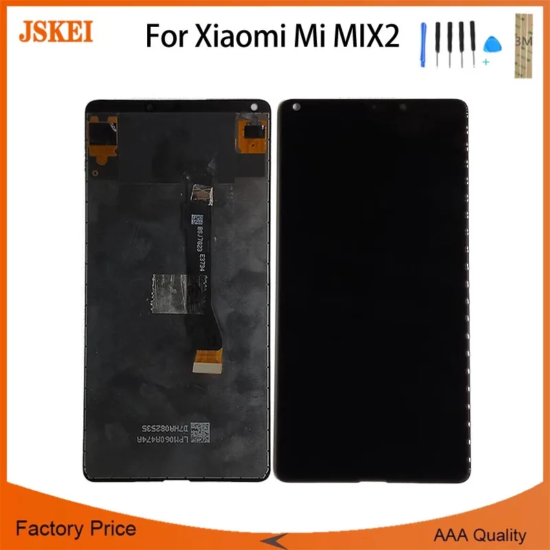 

100% test 5.99 inch For Xiaomi Mi Mix 2 LCD display Touch Screen Digitizer Assembly with free 3M Sticker and free Tools