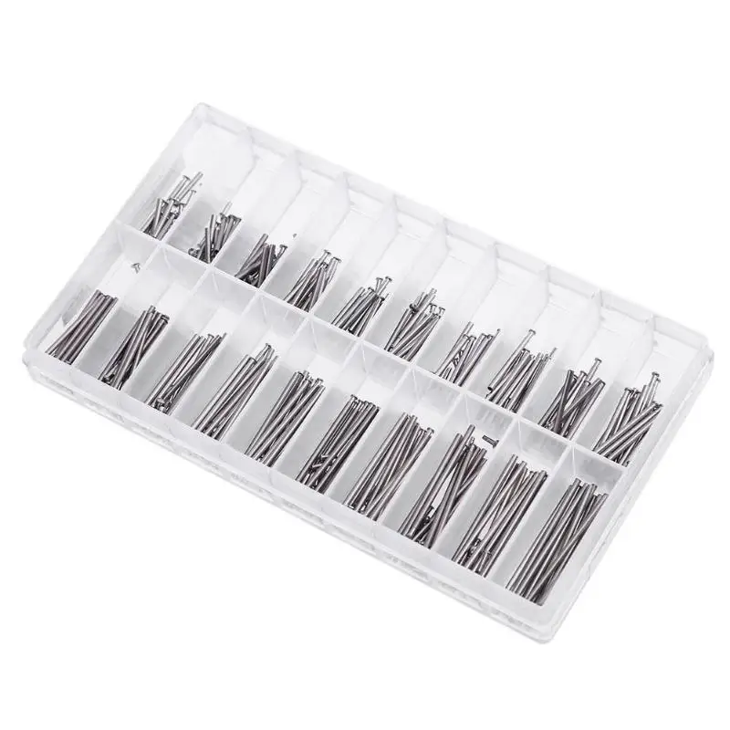 

300pcs Watch Band Strap 8-27mm Spring Bars Strap Link Pins Repair Tools Kit
