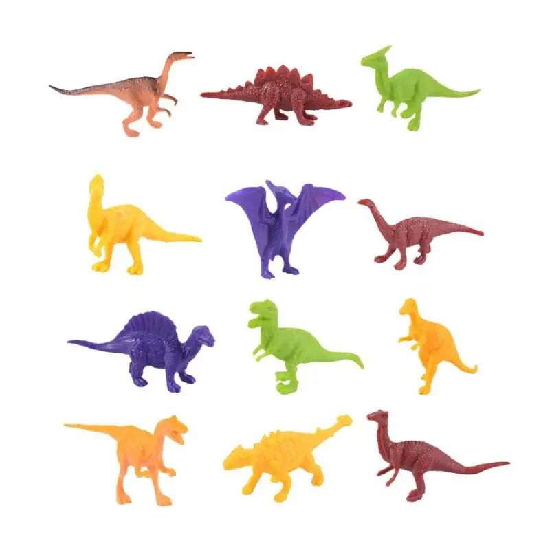 10pcs Simulation Dinosaur Plastic Toys Kids Animals Model Room Ornament 10pcs Simulation Dinosaur Plastic Toys Kids Animals Model Room Ornament