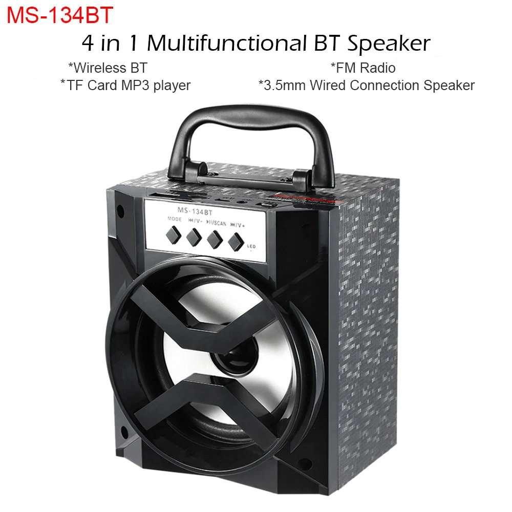 Беспроводная Bluetooth Колонка docooler 8 Вт USB 3 5 мм FM радио|Портативные колонки| |